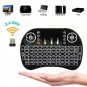 Lot10 White Backlight Mini 2.4G Wireless Keyboard Remote Touchpad Rechargeable