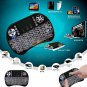 Lot10 White Backlight Mini 2.4G Wireless Keyboard Remote Touchpad Rechargeable
