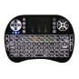 Lot10 White Backlight Mini 2.4G Wireless Keyboard Remote Touchpad Rechargeable