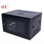 6U Wall Mount Network Server Data Cabinet Enclosure Rack Door Lock Cooling Fan