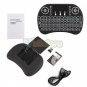 Lot 5x White Backlight Mini 2.4G Wireless Keyboard Remote Touchpad Rechargeable