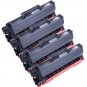 4PK TN660 TN630 Toner Cartridge for Brother HL-L2320D HL-L2340DW HL-L2380DW