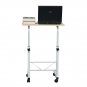 New Rolling Laptop Desk Height Adjustable Over Bed Sofa Table Stand