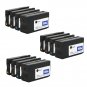 12 Pack 950/951XL ink cartridges for HP Officejet Pro 8610 276dw MFP