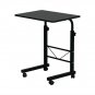 Adjustable Angle & Height Rolling Laptop Notebook Desk Stand Over Sofa Bed Table