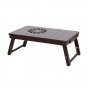 New Adjustable Laptop Desk Foldable Breakfast Serving Bed Tray Coffee Color