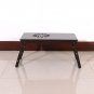 New Adjustable Laptop Desk Foldable Breakfast Serving Bed Tray Coffee Color