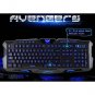LED Backlit Light Multimedia USB Wired Gaming Keyboard and Optical Mouse USB Set