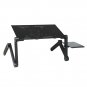 Save Space Folding Laptop Notebook Desk Sofa Table Stand Tray with Fans US New