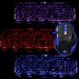 Multi-Colored Gaming  Backligh Keyboard and Mouse Set LED  Changing Mouse
