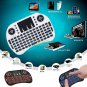 2x Mini 3 Colors Backlit i8 2.4GHz Wireless Keyboard Touchpad for TV Box Android