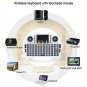 2x Mini 3 Colors Backlit i8 2.4GHz Wireless Keyboard Touchpad for TV Box Android