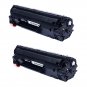 2X Durable CE278A/CRG128 Toner Cartridge for Canon H-P Laser Jet M1530 P1606