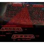 Multmedia 114-Key LED Backlit Wired USB PC Gaming Keyboard with Cracking Pattern