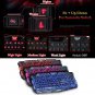 New USB Wired 3 colors LED Illuminated Backlit Pro Gaming Crack Keyboard US Ship