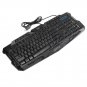 New USB Wired 3 colors LED Illuminated Backlit Pro Gaming Crack Keyboard US Ship