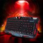 3 Colors LED Backlight USB Multimedia PC Gaming Keyboard for Win 10 8 7 XP / Mac