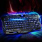 3 Colors LED Backlight USB Multimedia PC Gaming Keyboard for Win 10 8 7 XP / Mac