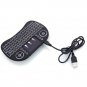 White Backlight Mini 2.4G Wireless Keyboard Remote Control Touchpad Rechargeable