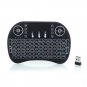 White Backlight Mini 2.4G Wireless Keyboard Remote Control Touchpad Rechargeable