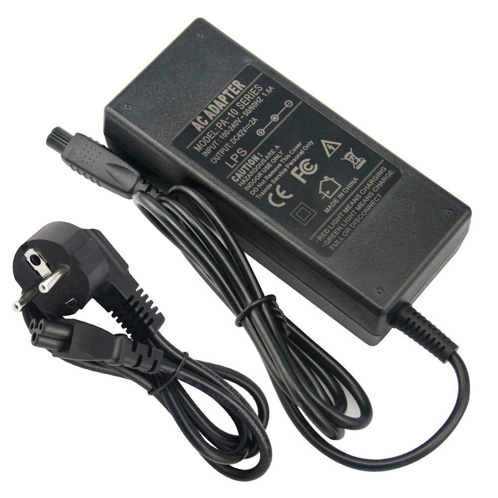 42V 2A AC DC Power Adapter Battery Charger For Smart Balance Scooter Wheel