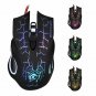 Gaming Mouse USB Wired LED Breathing Fire Button 5500 DPI Laptop PC