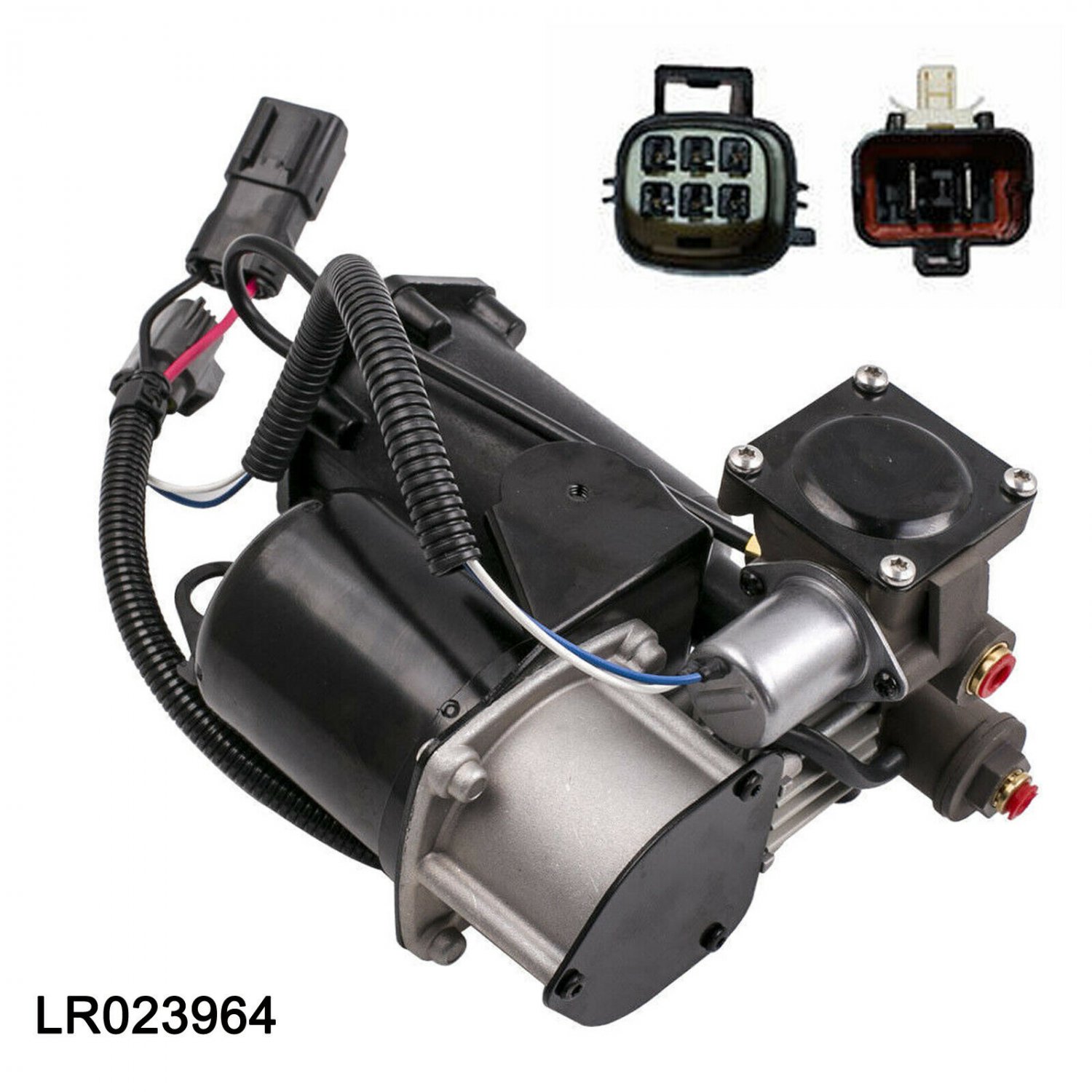 Air Compressor Pump [LR023964] Fits Air Ride Suspension For Land Rover ...