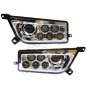 2x LED Headlights Kit for Polaris RZR XP 900 1000 2014-2016 2015 Silver