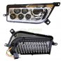2x LED Headlights Kit for Polaris RZR XP 900 1000 2014-2016 2015 Silver