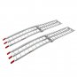 New 90"" Aluminum Arched ATV Fold Loading Truck Traile Motorcycle Bike Ramps Pair
