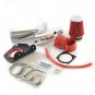 3.8L V6 Performance Cold Air Intake System + Red Filter for 99-04 Ford Mustang