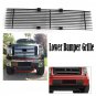 Black Powder Coated Aluminum Lower Bumper Grille Fits 09-14 Ford F150 Pikcup