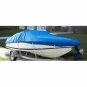 14-16ft 210D Oxford Fabric High Quality Waterproof Boat Cover 90"" Beam Blue