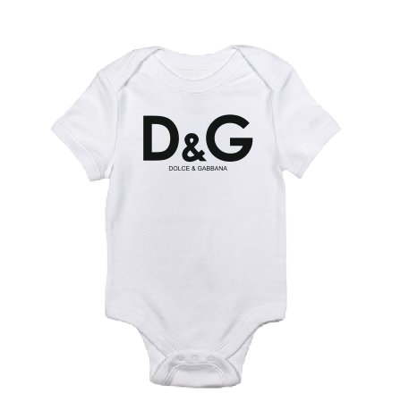 D&G Bodysuit onesie baby onesie baby watching party