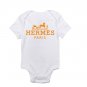 Hermes Paris inspired Bodysuit onesie baby onesie baby watching party