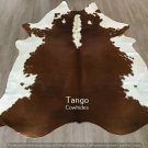 Premium XLarge Hereford Hair on Skin cowhide Rug L91xW79 Inch.Cod0028