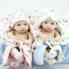 Boy and girl twins 10 inch reborn dolls with birth certificates