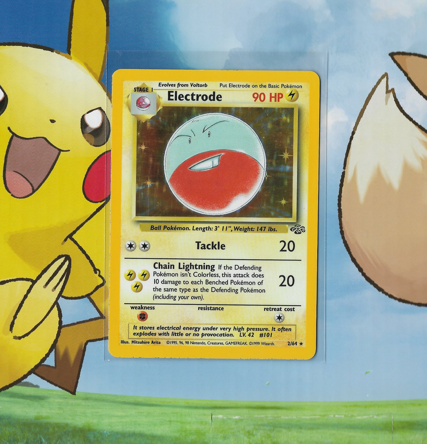 Electrode [NM+] Jungle 02 Rare Holo **BuildYourOwn Booster Pack!**