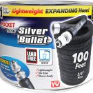 Pocket Hose Original Silver Bullet Water Hose 100ft by BulbHead