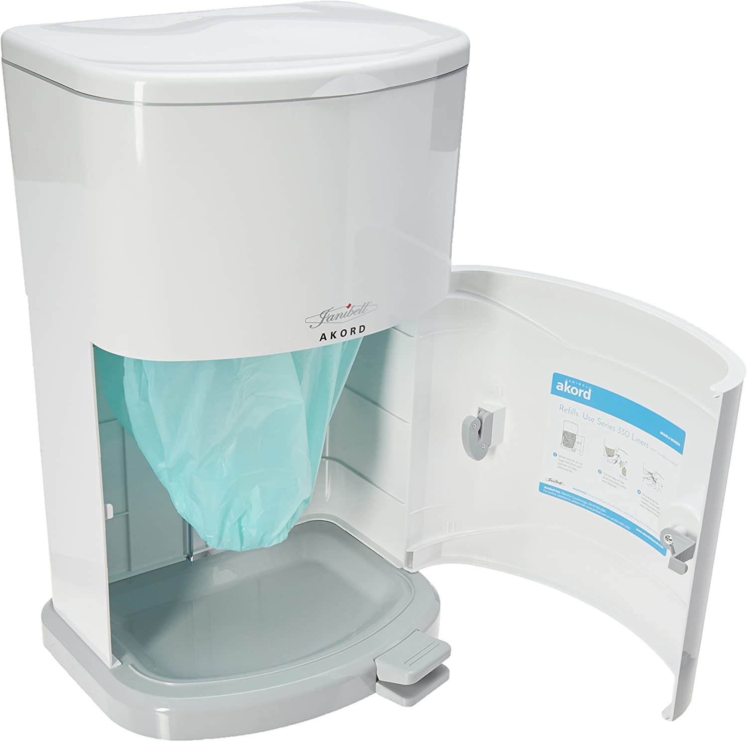 Janibell Akord Adult Diaper Disposal System, 11 Gallon M330DA