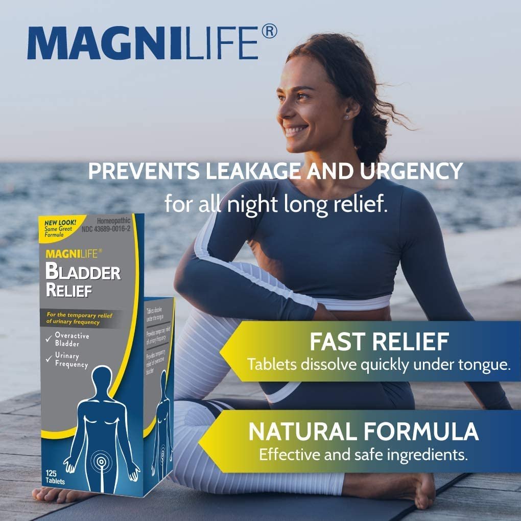 MagniLife Bladder Pain and Relief Treatments 125 Tablets (2 packs)