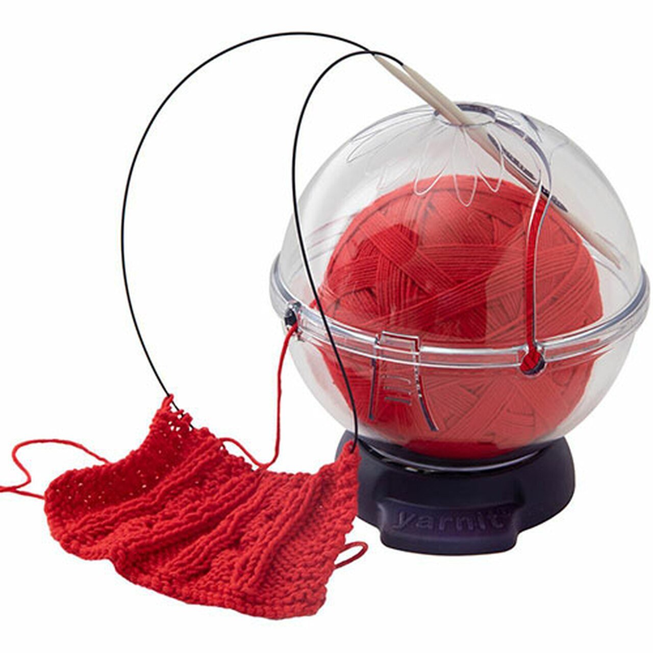 Prym Yarnit Portable Yarn Bowl Holder, Knitting and Needle Storage Case