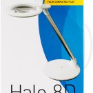 Daylight Halo 8D Table Magnifier White & Silver Ù2530