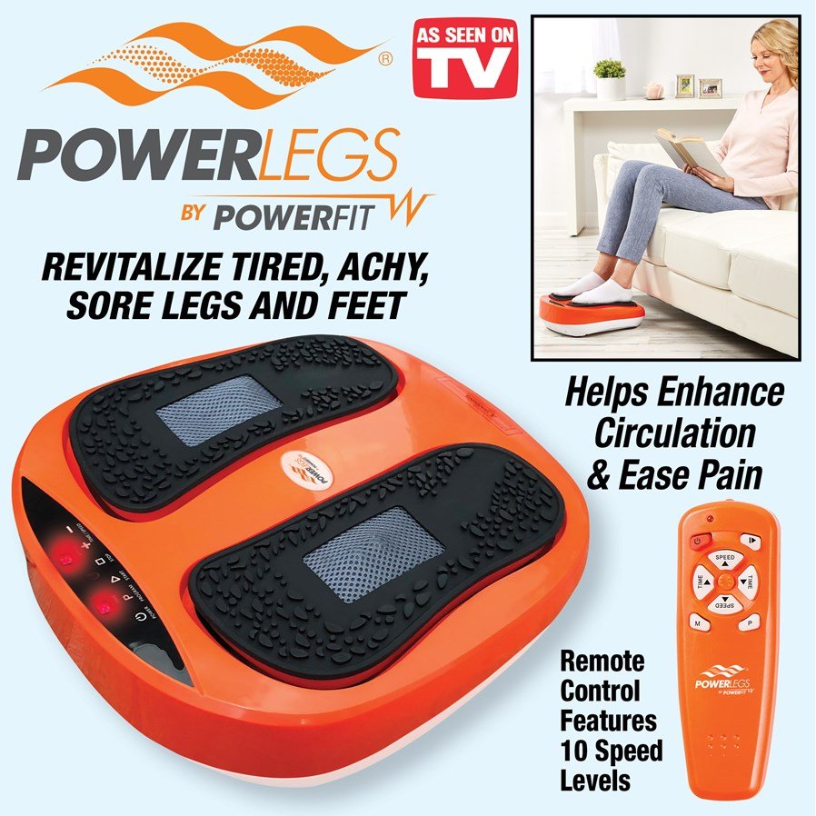Powerfit Powerlegs Vibration Plate Foot Massager Platform
