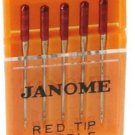 Janome Red Tip Needles Size 14 (pack of 10)