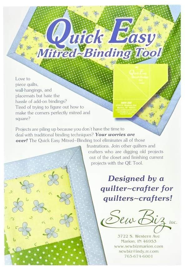 Quick Easy Mitered-Binding Tool