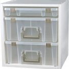 ArtBin 6855SC Super Satchel Cube - Pre-Drilled Holes, 6 Rail Set, Customizable, White