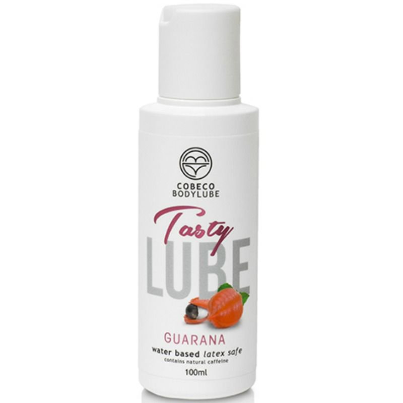 Lubricant Cobeco Guarana Tasty Lube Scented Flavored Latex Condoms Safe 3.3 fl oz 100ml