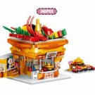 Lot 746pcs Building Blocks Mexican Restaurant Bricks Sets Toys For Girl and Boy