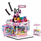Lot 713pcs Building Blocks Coffee Bar Ice Cream Bricks Sets Toys For Girls Boys